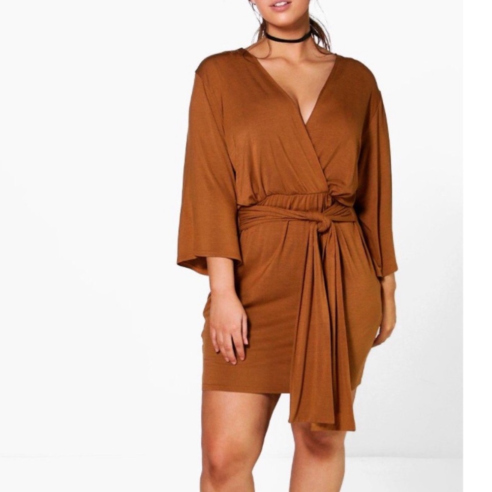 Tie waist dress